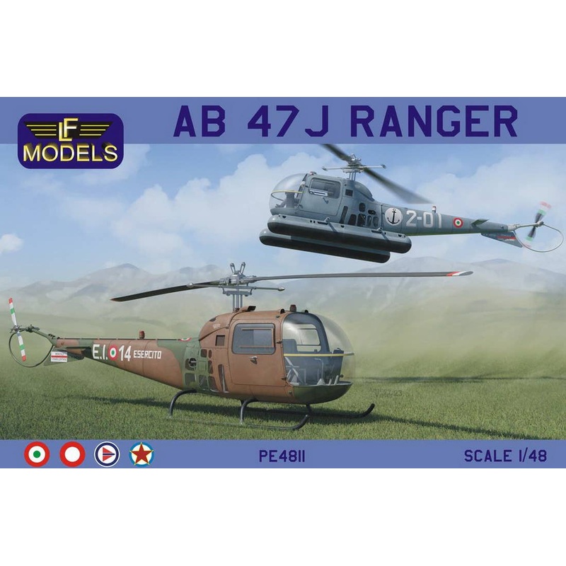 1/48 Agusta-Bell 47J Ranger (Italian Navy, Army, Yugoslavia, Denmark, Norway)