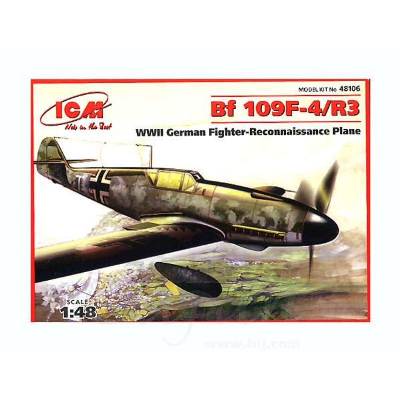 1/48 Bf109F-4/R3 WWII German Fighter-Reconnaissance Pla