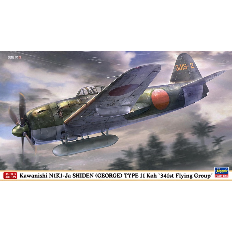 1/48 Kawanishi N1K1-Ja Local Fighter Shiden Type 11 A 341St Air Corps