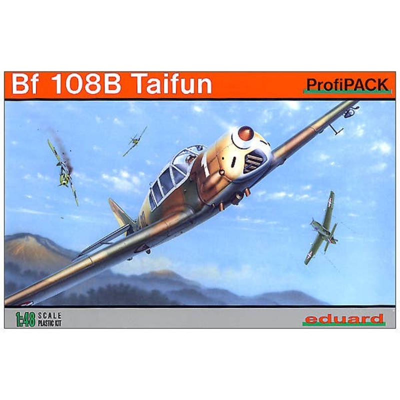 1/48 Messerschmitt Bf108B Taifun Orange Line