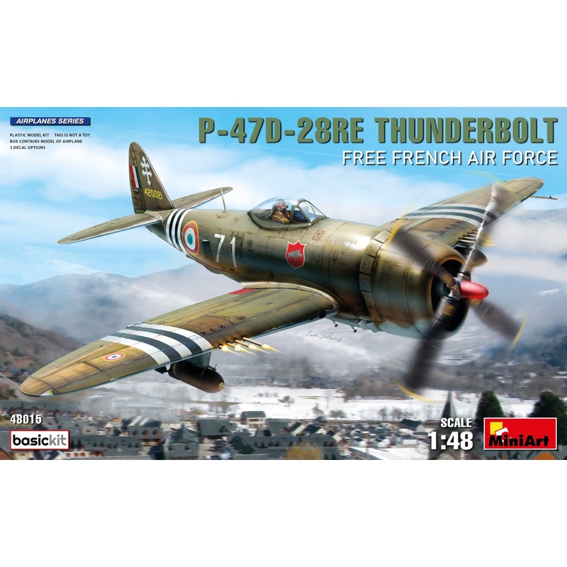 1/48 P-47D-28RE Thunderbolt Free French Air Force