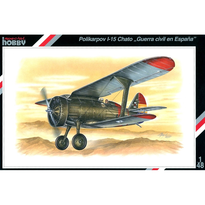 1/48 Polikarpov I-15 Chato "Guerra civil en Espana"