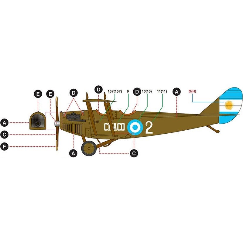 1/48 Curtis JN-4D Jenny America & Argentina Marking