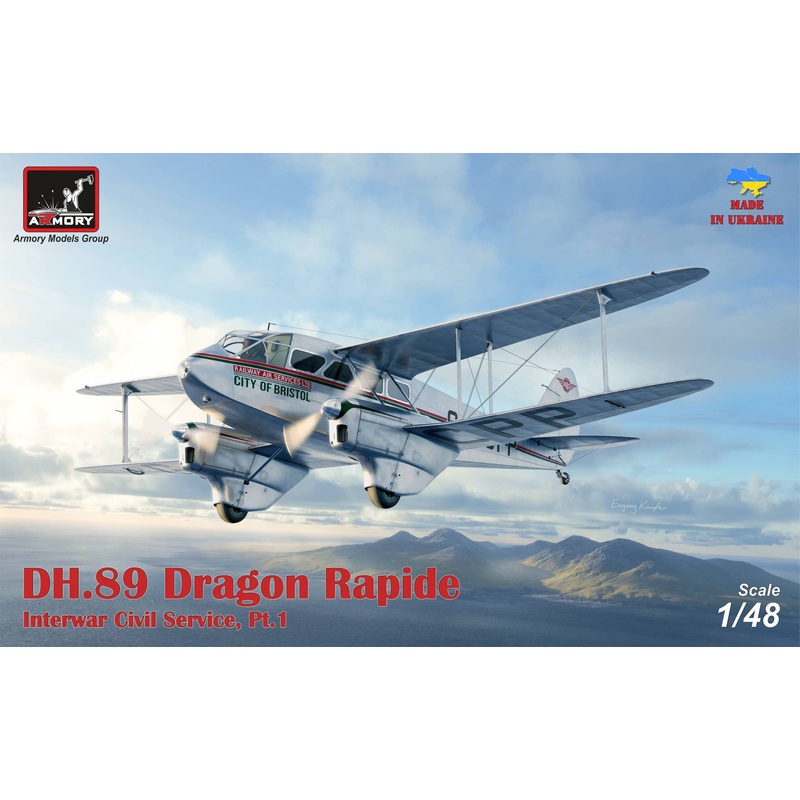1/48 DH.89 Dragon Rapide - Short-Haul Airliner Interwar Service Pt.1 - Railway Air Services