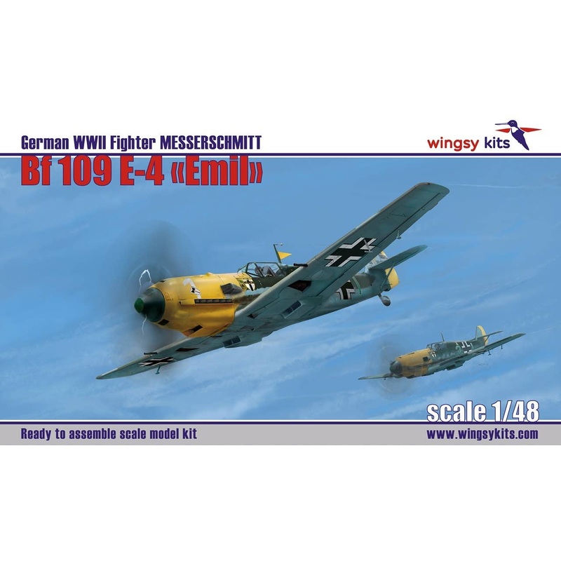 1/48 German WWII Fighter Messerschmitt Bf109E-4 "Emil"
