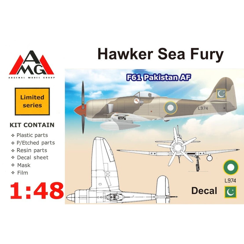 1/48 Hawker Sea Fury F.61 Pakistan AF