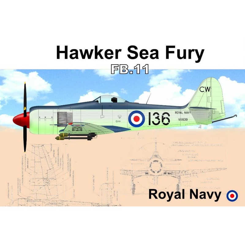 1/48 Hawker Sea Fury FB.11 Royal Navy with Arms