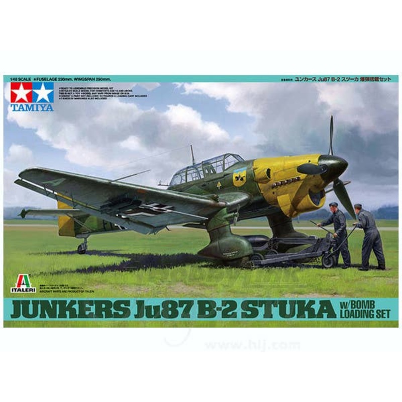 1/48 Junkers Ju87 B-2 Stuka w/Bomb Loading Set