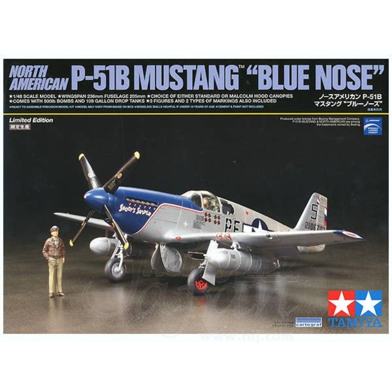 1/48 North American P-51B Mustang Blue Nose Limited Edition