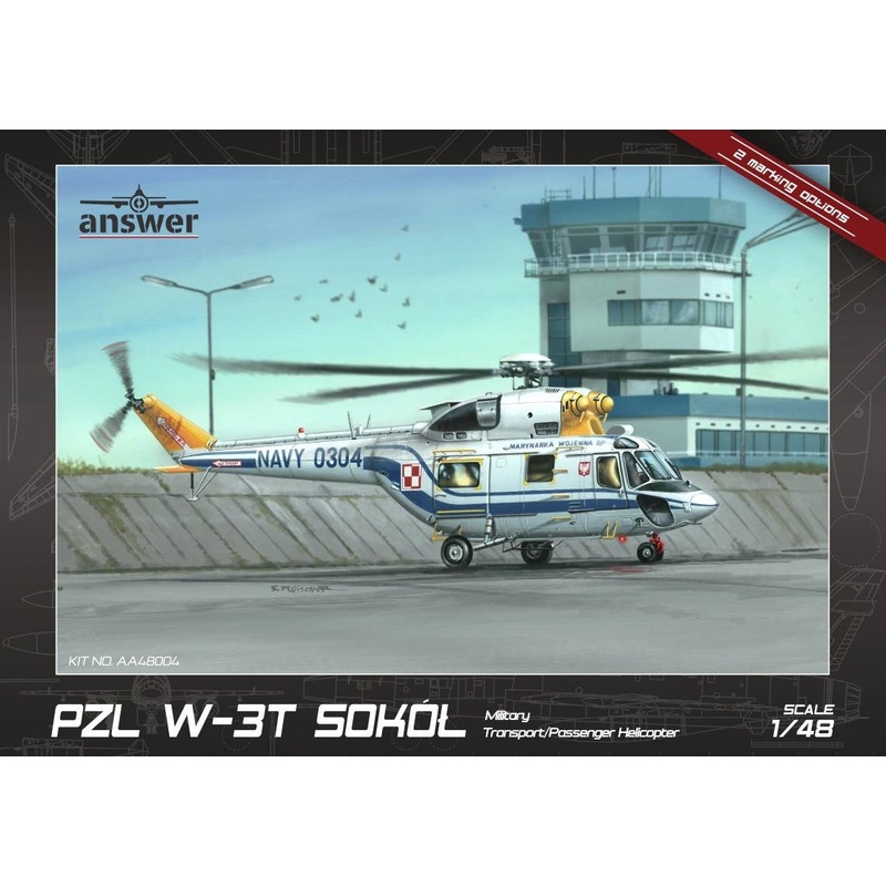 1/48 PZL W-3T Sokol Polish Navy Transport Helicopter