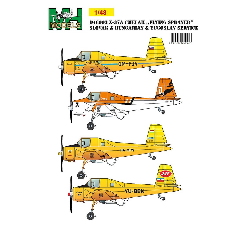 1/48 Z-37A Cmelak/Bumblebee 'Flying Crop-Duster' Slovak, Yugoslav & Hungarian service