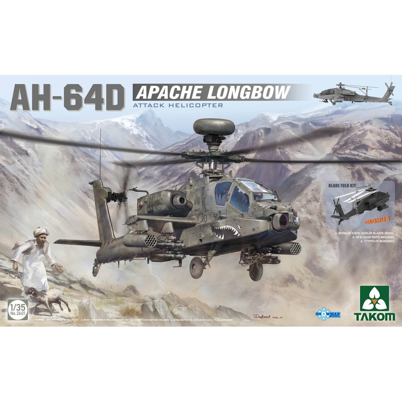 1/35 AH-64D Apache Longbow Attack Helicopter