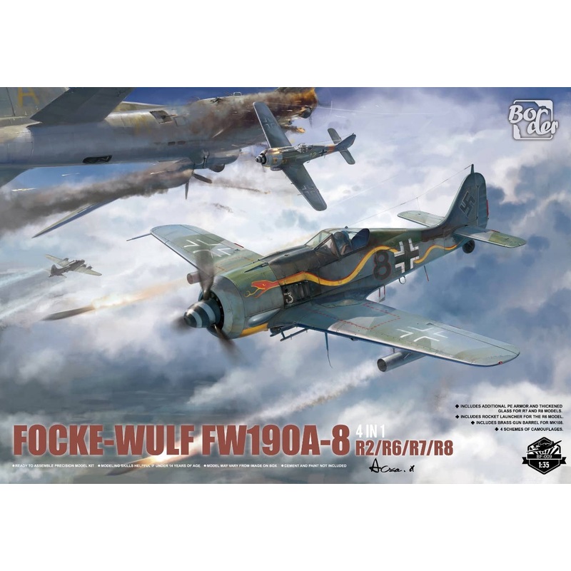 1/35 Focke-Wulf Fw190 A-8 4in1 (R2/R6/R7/R8)