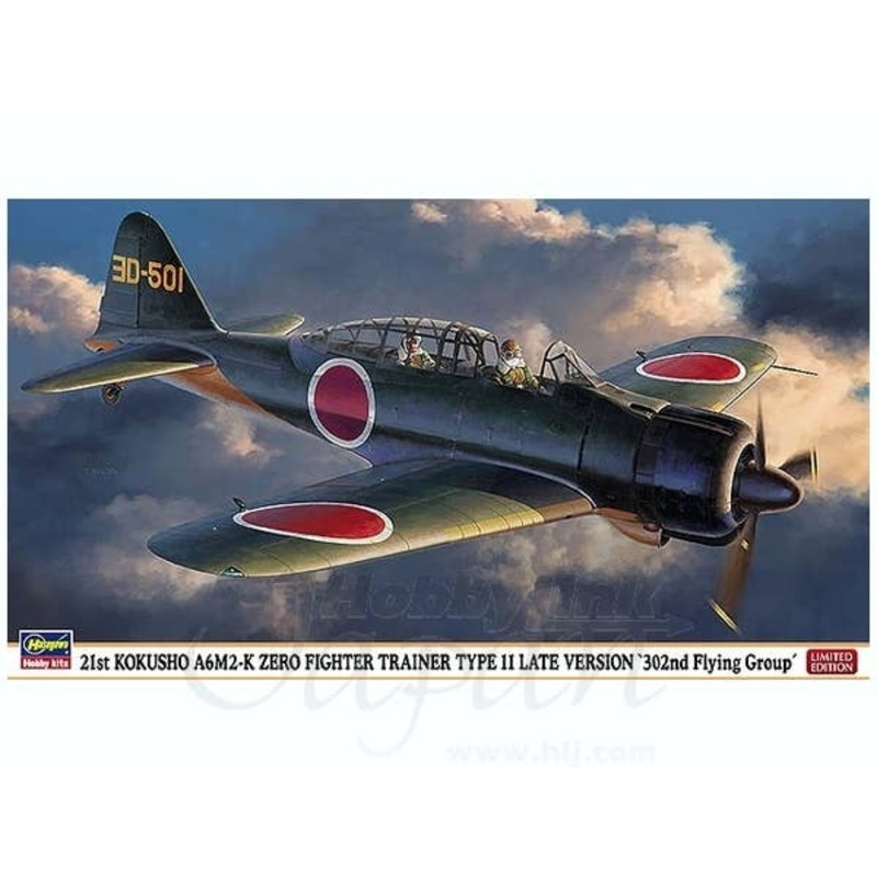 1/48 21st Kokusho A6M2-K Zero Fighter Trainer Type 11 Late Version "302nd Flying Group"