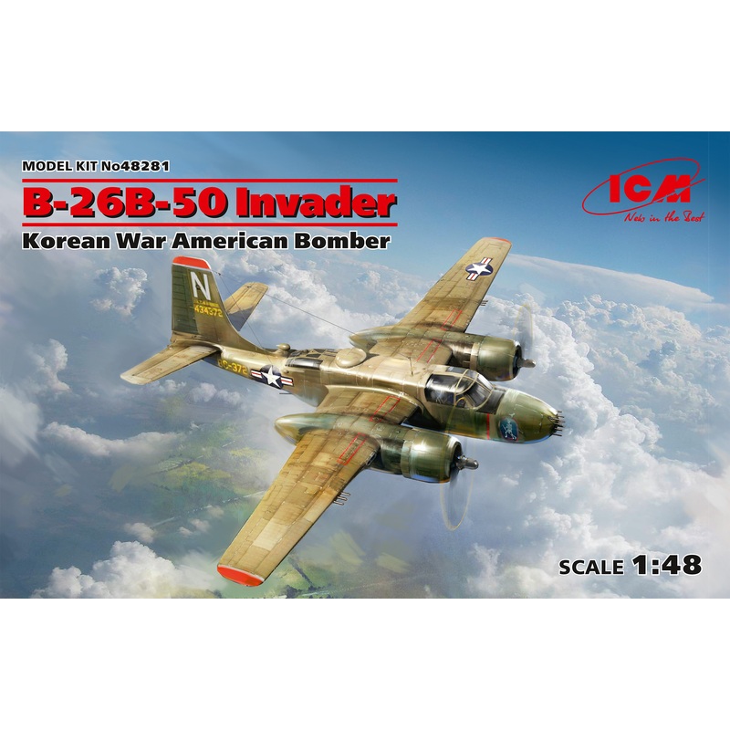 1/48 B-26B-50 Invader, Korean War American Bomber