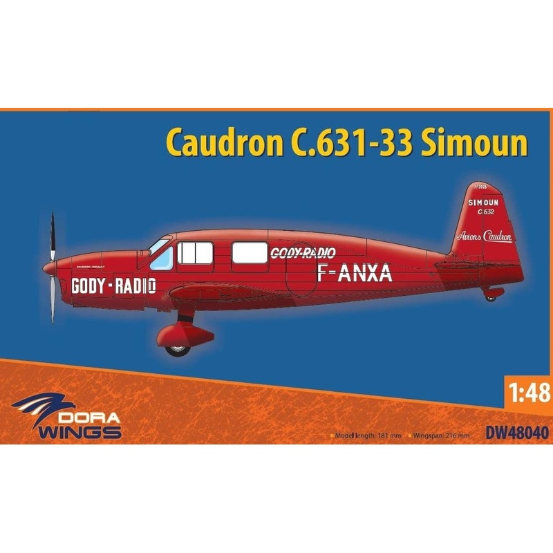 1/48 Caudron C.631- 33 Simoun