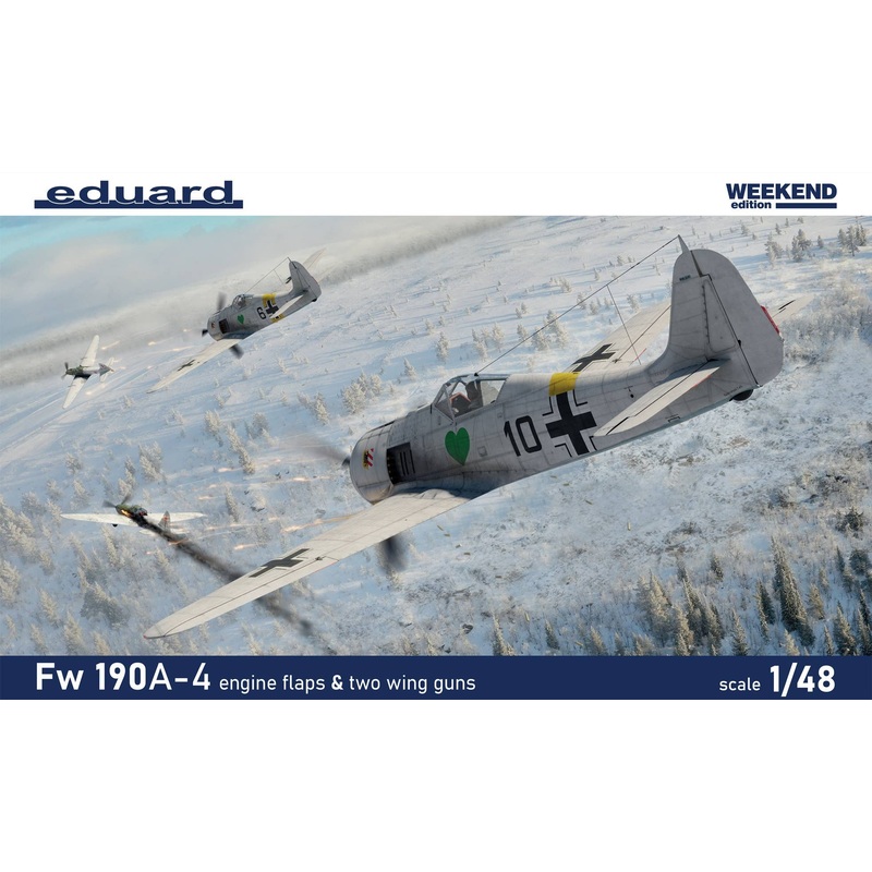 1/48 Fw 190A-4 w/ Engine Flaps & 2-Gun Wings Weekend Edition