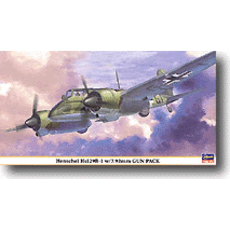 1/48 Henschel Hs129B-2 w/7.92mm Gun Pack