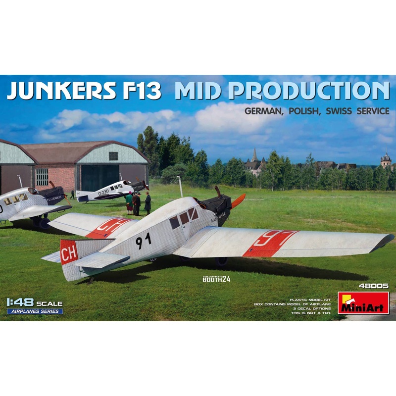 1/48 Junkers F13. Mid Prod. German, Polish, Swiss Service