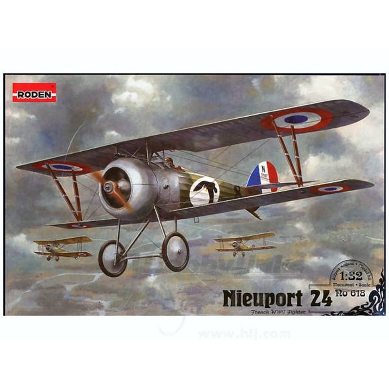 1/32 B-Grade Nieuport 24 French WWI Fighter