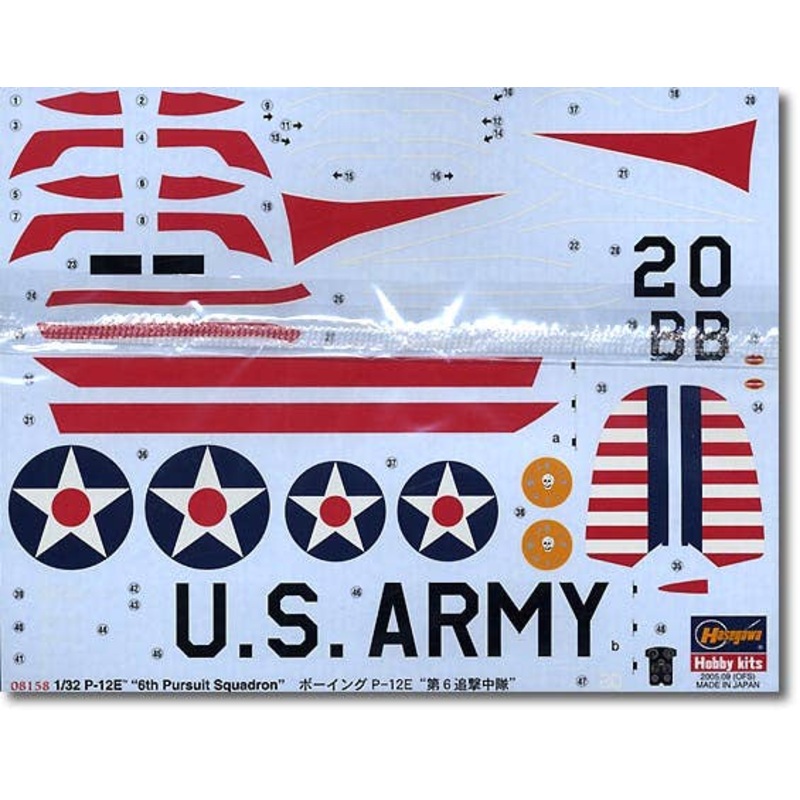 1/32 Boeing P-12E 6th Pursuit Squadron