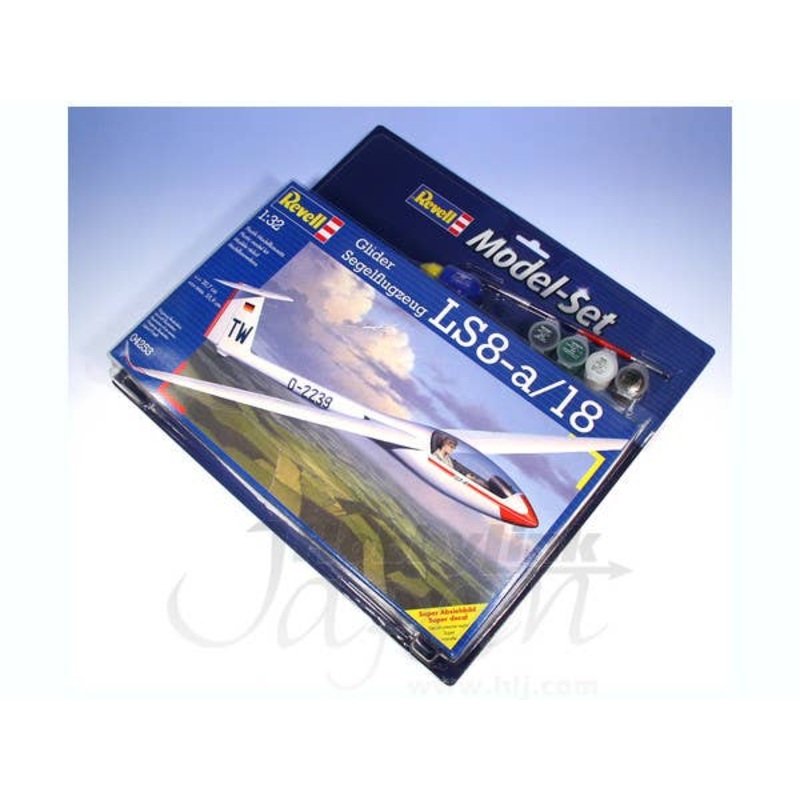 1/32 Model Set Blider Segelflugzeug LS8-a/18