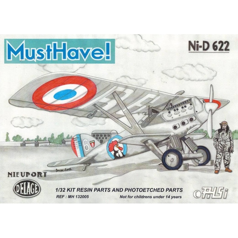 1/32 Nieuport-Delage Ni-D 622 (Resin Kit)