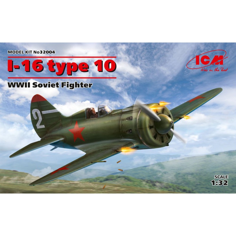 1/32 Polikarpov I-16 type 10, WWII Soviet Fighter