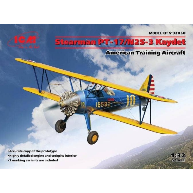 1/32 Stearman PT-17/N2S-3 Kaydet, American Training Aircraft