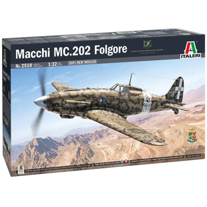 1/32 WW.II Italian Air Force Macchi MC.202 Folgore (Japanese Bilingual Supplementary Manual Included)