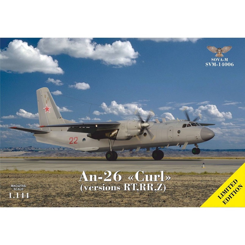 1/144 AN-26 RT/RR/Z (USSR/Ukraine/Czechoslovakia A.F.)
