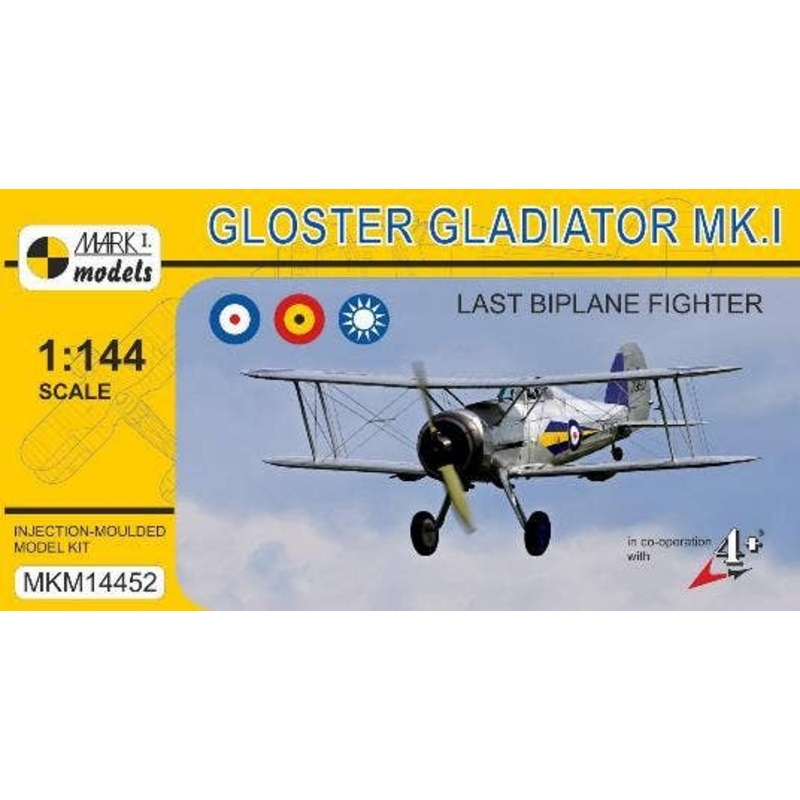 1/144 Gloster Gladiator Mk.I 'Last Biplane Fighter'