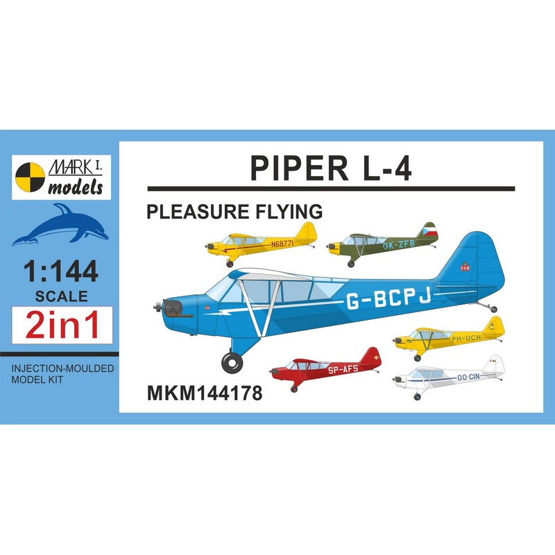 1/144 Piper L-4 Pleasure Flying (set of 2)