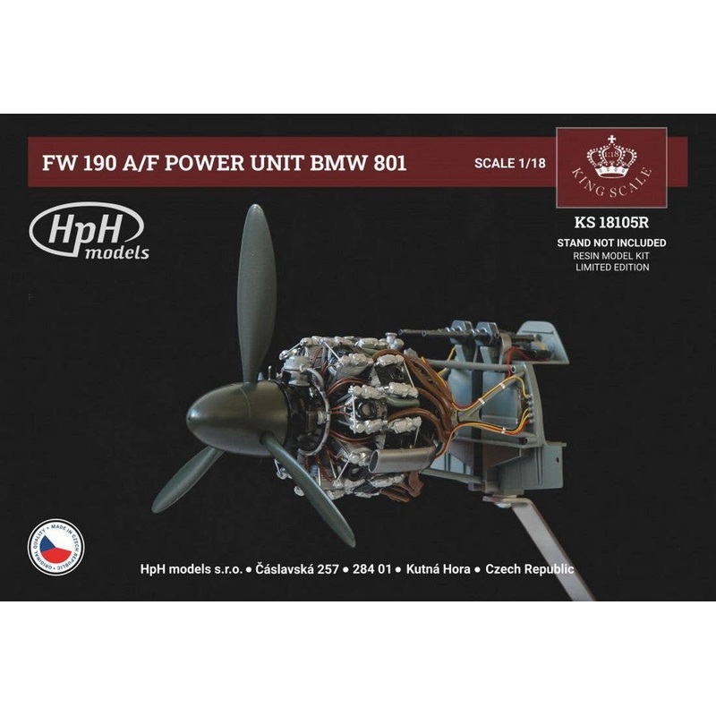 1/18 BMW 801 engine for Fw 190A/F