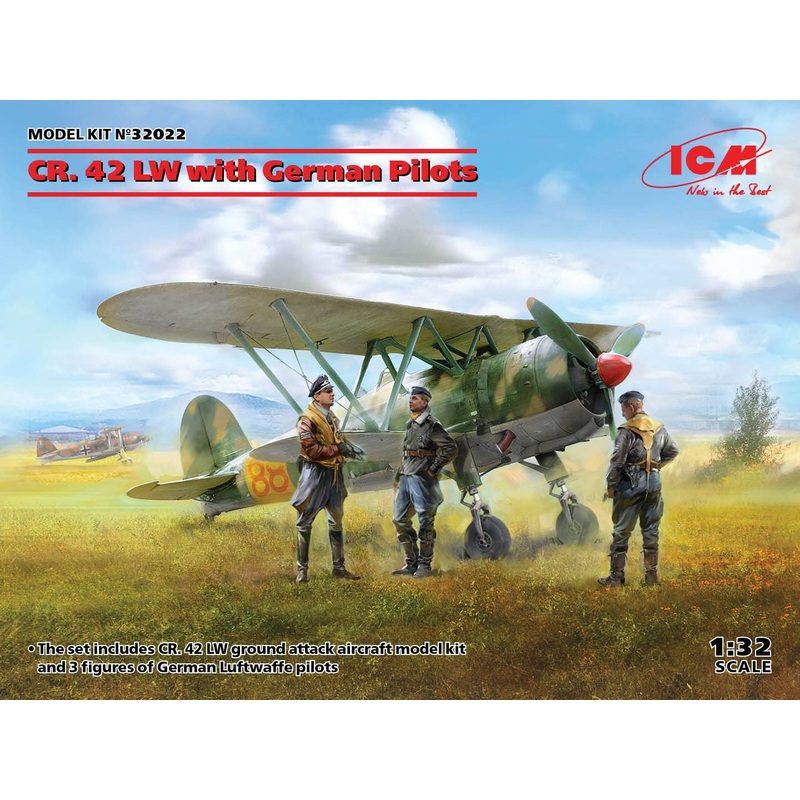 1/32 German Air Force Fiat CR.42 LW w Pilot
