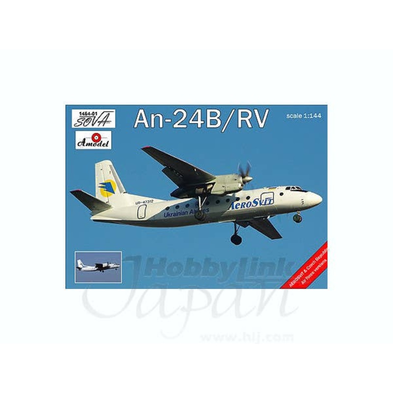 1/144 An-24B/RV Aerosvit & Czech Republic Air Force Ver.