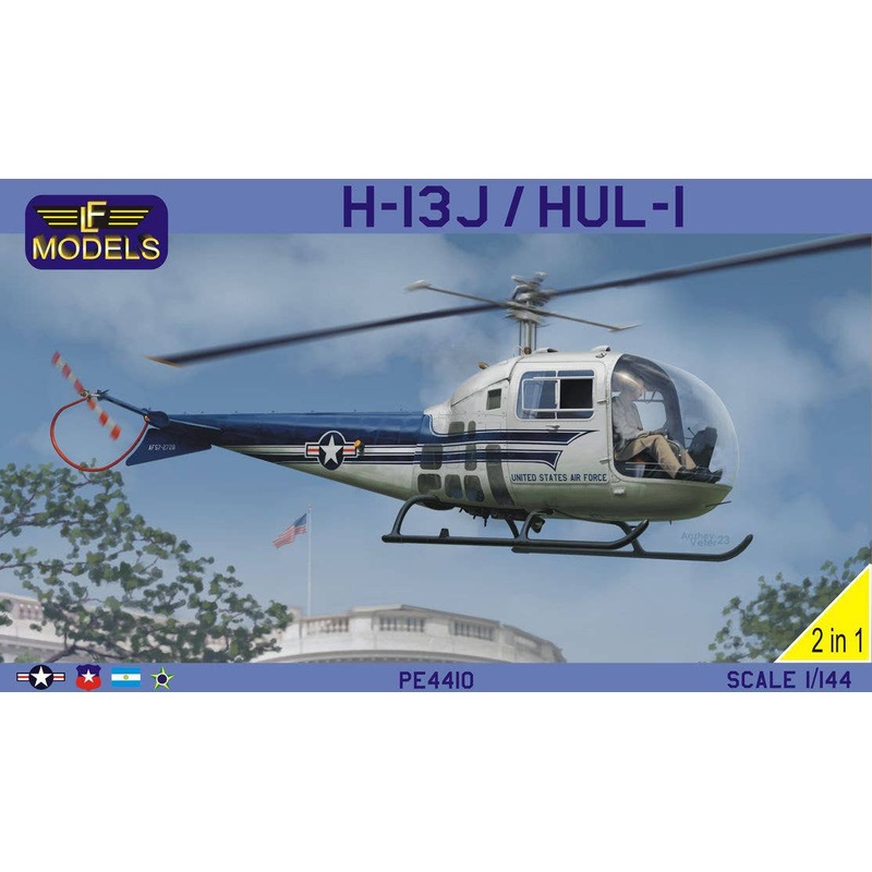 1/144 Bell H-13J/HUL-1 (US VIP Transport, USN, Brazil, Argentina, Chile) (set of 2)