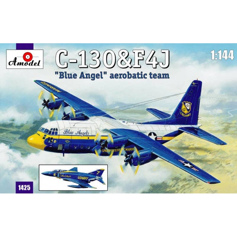 1/144 C-130 & F4J Blue Angel Aerobatic Team