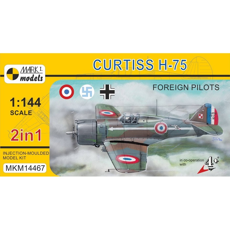 1/144 Curtiss H-75 'Foreign Pilots' (2in1)