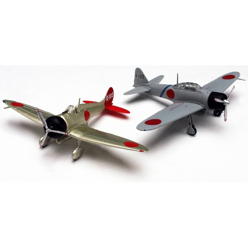 1/144 IJN Mitsubishi A5M & A6M2b Type 0 Model 21 (2pcs)