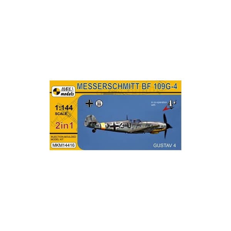 1/144 Messerschmitt Bf 109G-4 (2-in-1)