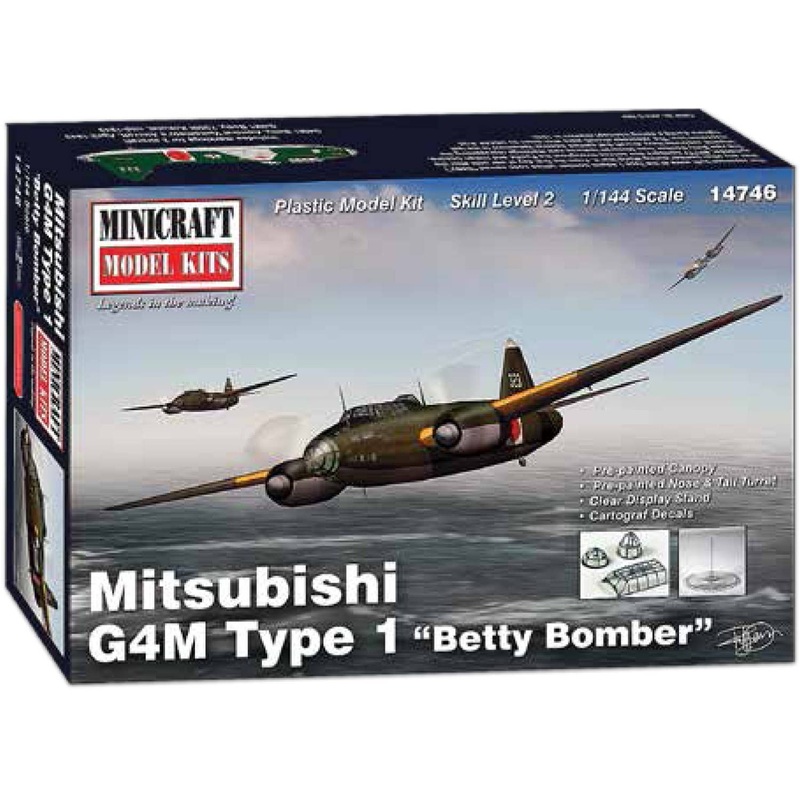 1/144 Mitsubishi G4M Type 1 Betty Bomber