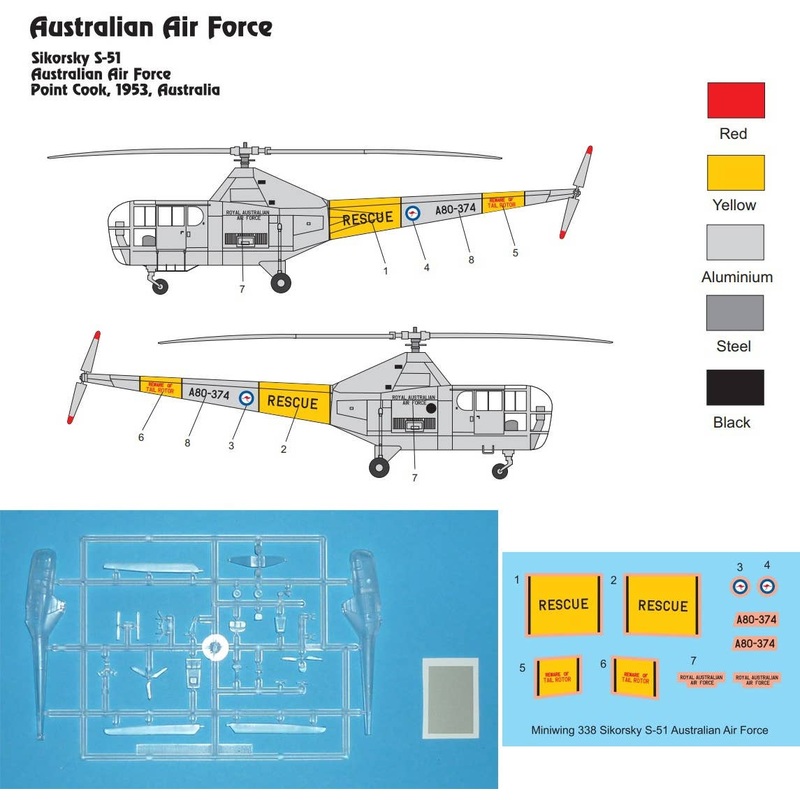 1/144 Sikorsky S-51 Dragonfly (RAAF)
