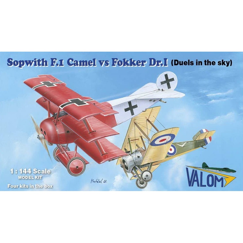 1/144 Sopwith F.1 Camel vs. Fokker Dr.I