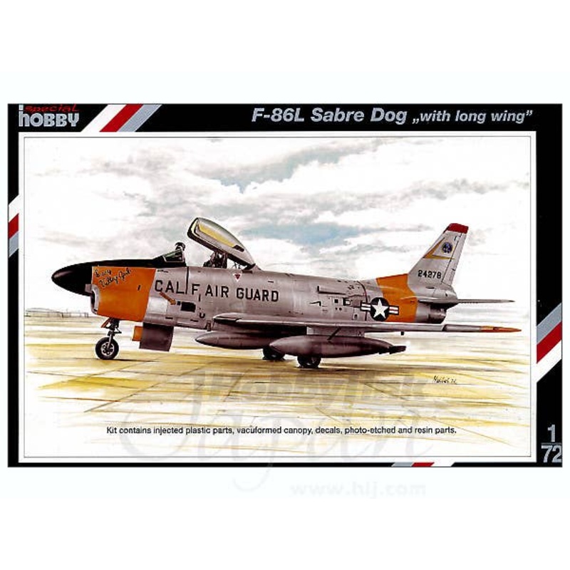 1/72 F-86L Sabre Dog with Long Wing