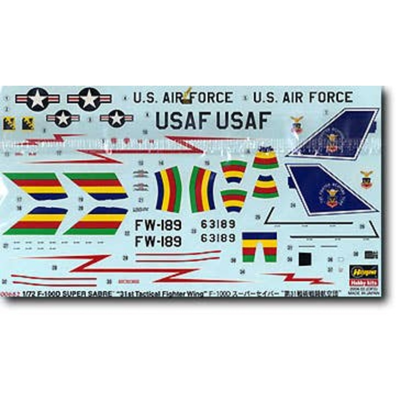 1/72 F-100D Super Sabre 31st Tactical Fighter Wing