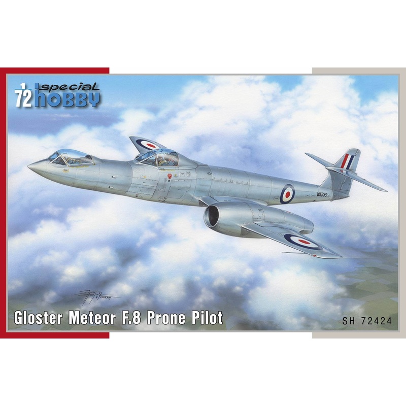 1/72 Gloster Meteor F.8 Prone Pilot