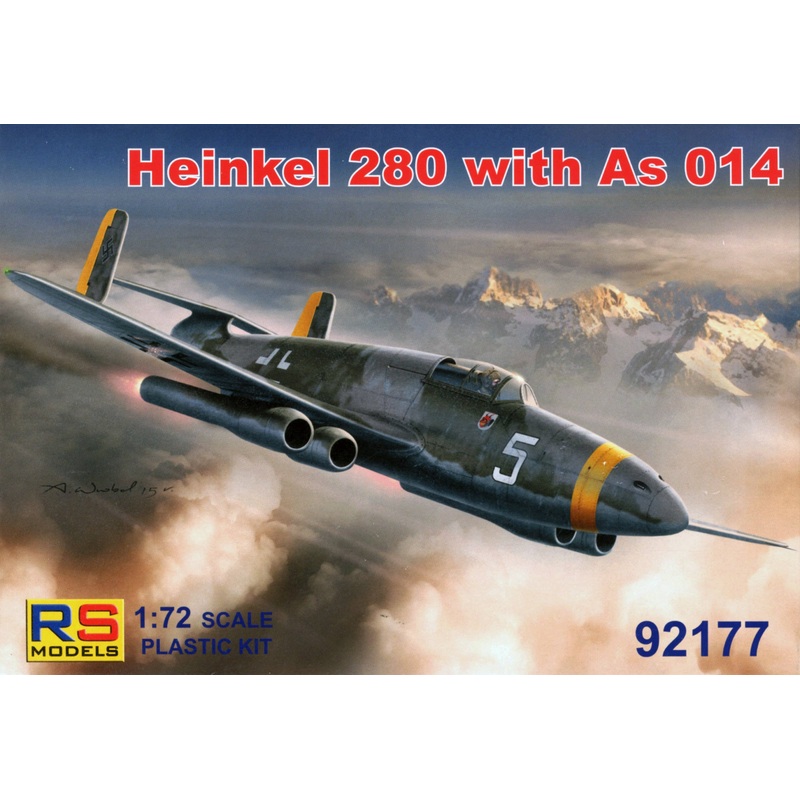 1/72 Heinkel 280 w/Argus Rohre Jet Engine