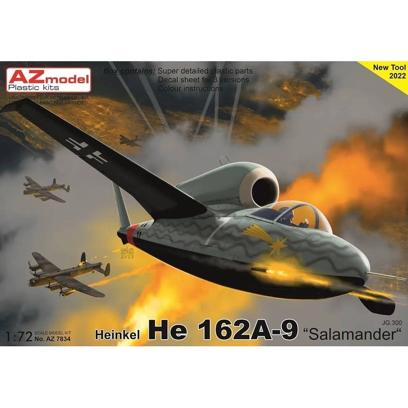 1/72 Heinkel He 162A-9 Salamander JG300
