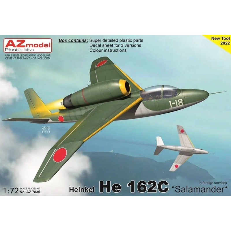 1/72 Heinkel He 162C Salamander In Foreign Service